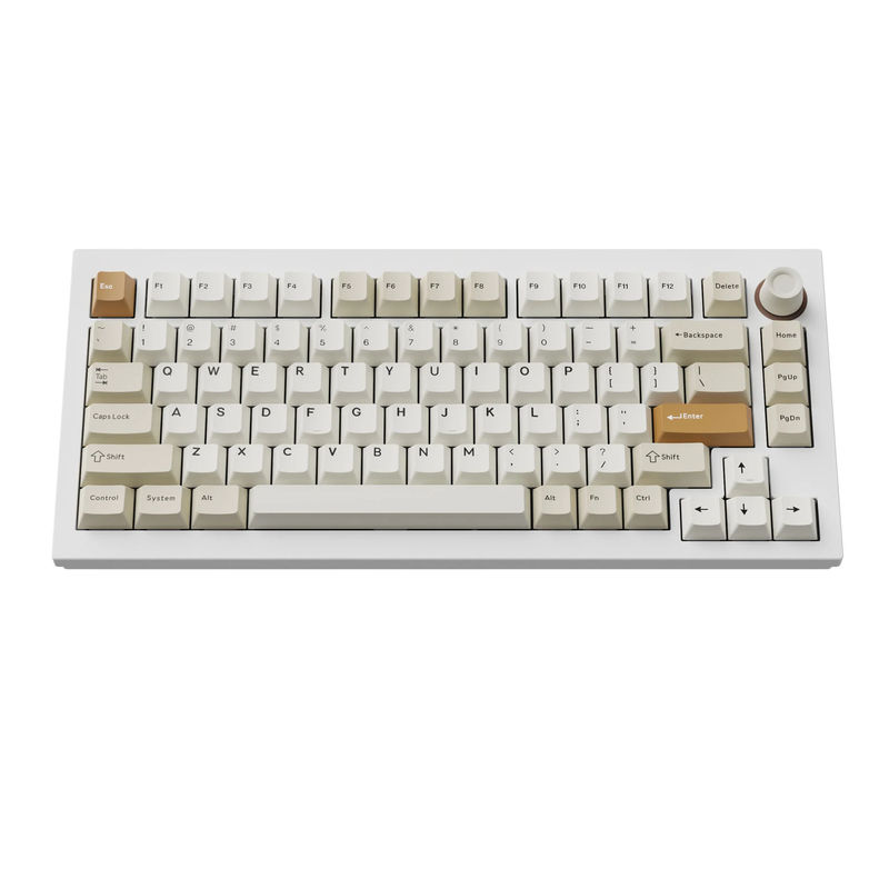 Lemokey L5 HE Magnetic Switch Custom Gaming Keyboard - Type:Fully Assembled Knob - Color:Down Master - Switches:Lemokey Ultra-fast Lime Magnetic Switch