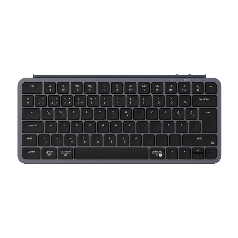 Keychron B1 Pro Ultra-Slim Wireless Keyboard ISO Layout Collection - Color:Space Gray - Layout Versions:Hungarian-ISO