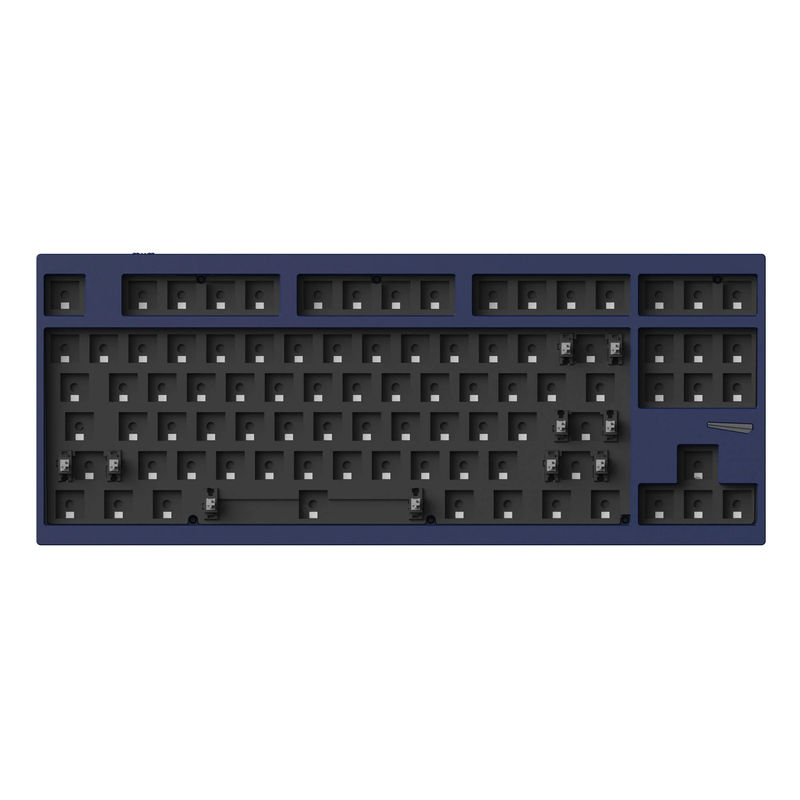 Lemokey L4 QMK Wireless Custom Gaming Keyboard - Type:Barebone - Color:Navy Blue - Switches:Barebone