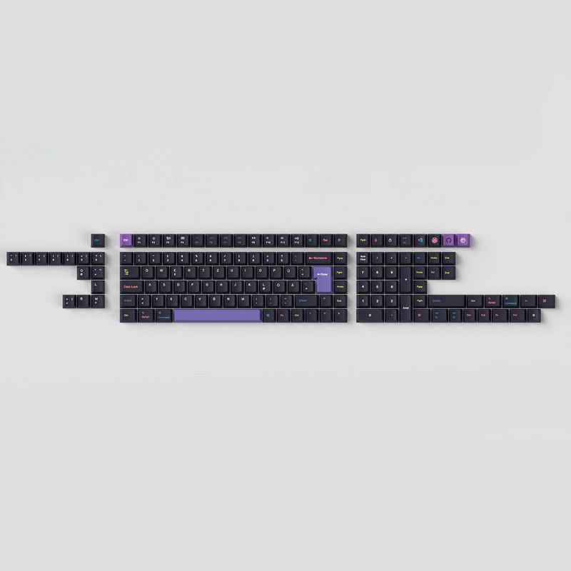 ISO Cherry Profile Dye-Sub PBT Full Set Keycap Set - Developer - Version:Developer Full Set - Layout:DE-ISO