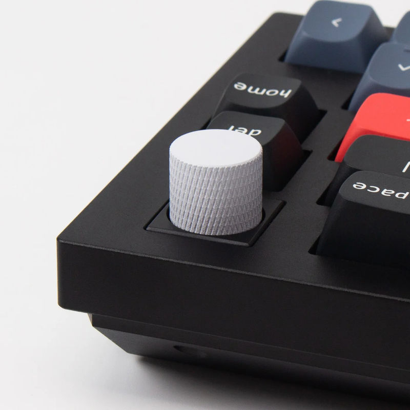 Keychron Aluminum Knob - Color:White - Material:Aluminum