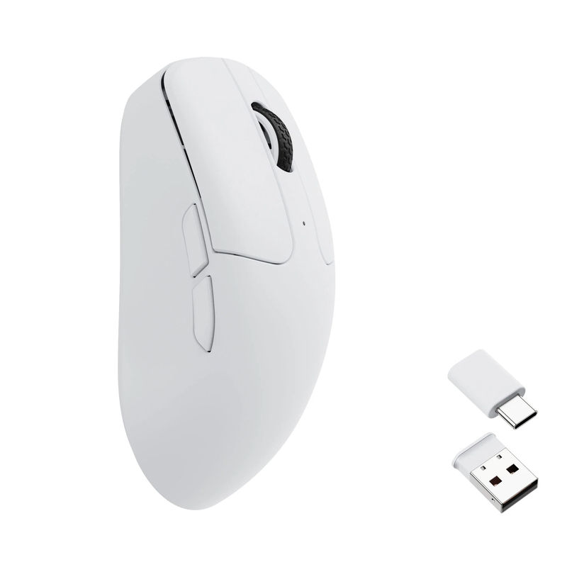 Keychron M2 Wireless Mouse - Color:White - Polling Rate:1000 Hz