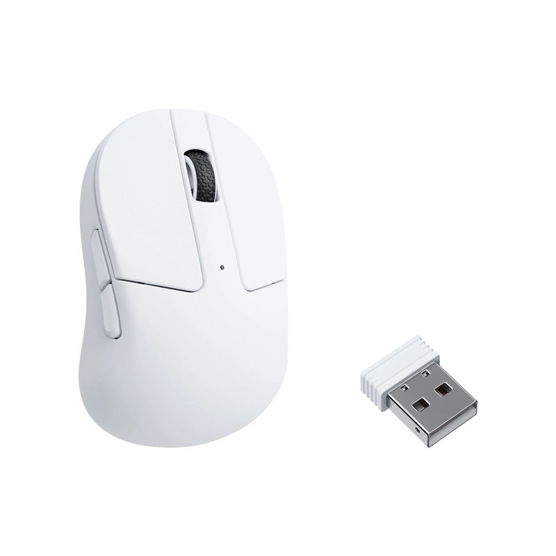 Keychron M4 Wireless Mouse - Color:White - Polling Rate:1000 Hz