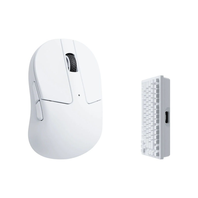 Keychron M4 Wireless Mouse - Color:White - Polling Rate:4000 Hz