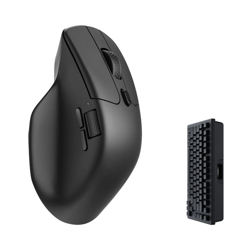 Keychron M6 Wireless Mouse - Color:Black - Polling Rate:4000 Hz