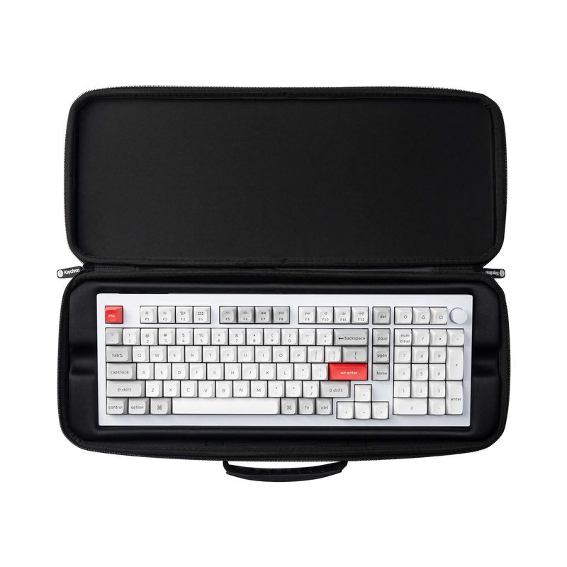 Keychron Keyboard and Mouse Carrying Case - Carrying Case:Keyboard Case - Version:Q5 Pro / Q5 Max / Q5 HE - Keyboard Frame or Mouse Body:Aluminum