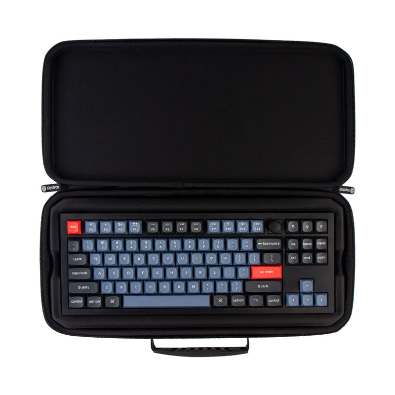 Keychron Keyboard and Mouse Carrying Case - Carrying Case:Keyboard Case - Version:Q3 / Q3 Pro / Q3 Max / Q3 HE / C1 / C1 Pro / V3 - Keyboard Frame or Mouse Body:Aluminum