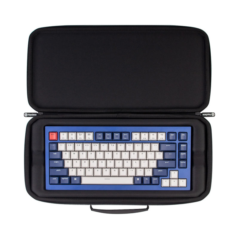 Keychron Keyboard and Mouse Carrying Case - Carrying Case:Keyboard Case - Version:Q1 / V1 / V1 Max / Q1 Pro / Q1 HE / Q1 Max / P1 / P1 Pro / P1 HE - Keyboard Frame or Mouse Body:Aluminum