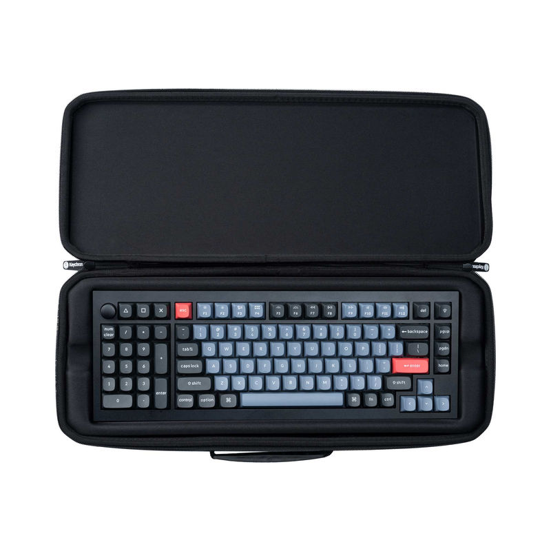 Keychron Keyboard and Mouse Carrying Case - Carrying Case:Keyboard Case - Version:Q12 / Q12 Max - Keyboard Frame or Mouse Body:Aluminum
