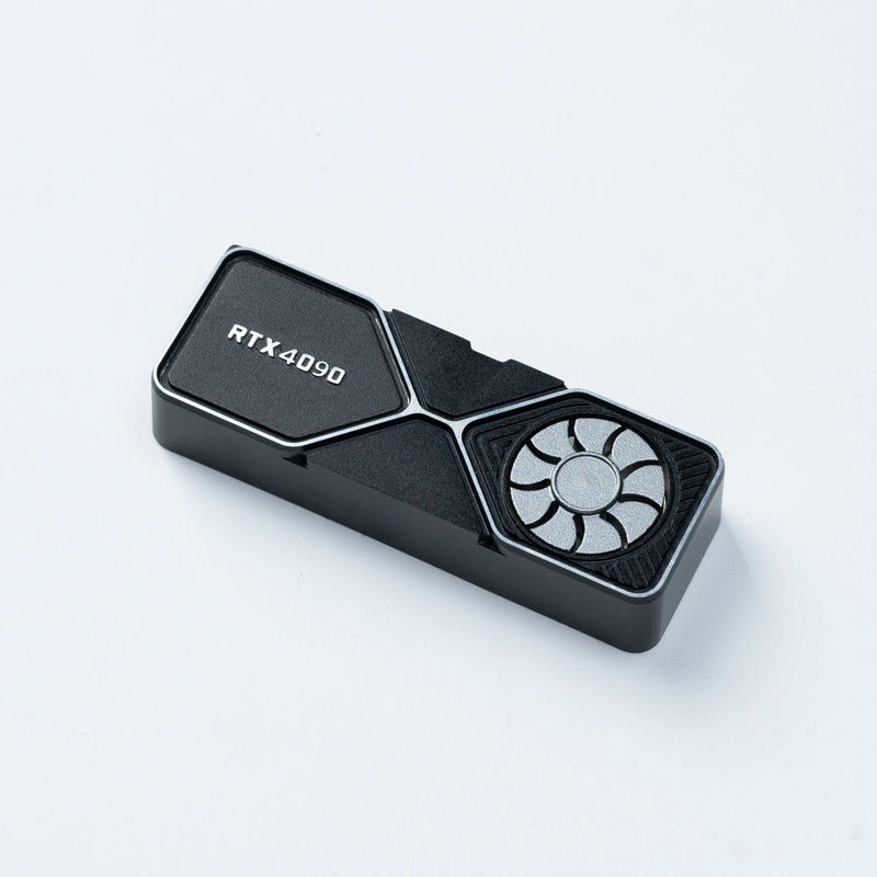Graphics Card Aluminum Alloy Artisan Keycap - Size:2.75u - Colorways:4090