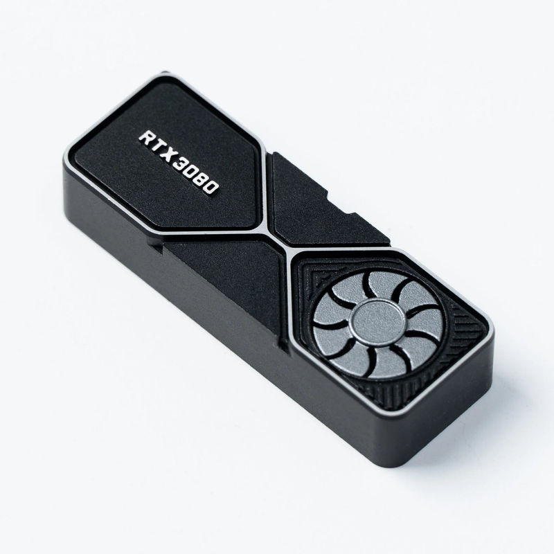 Graphics Card Aluminum Alloy Artisan Keycap - Size:2.75u - Colorways:3080