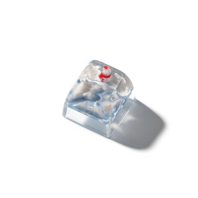 Christmas Resin Artisan Keycap - Size:1u - Theme:Snowman