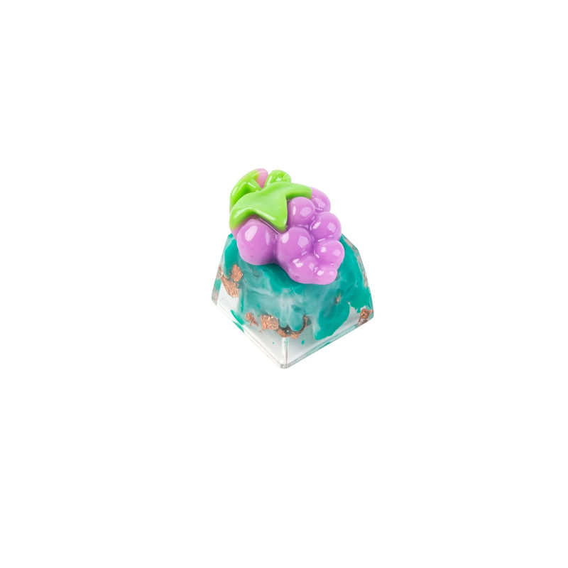 Cute Fruit Resin Artisan Keycap - Size:1u - Theme:Grapes
