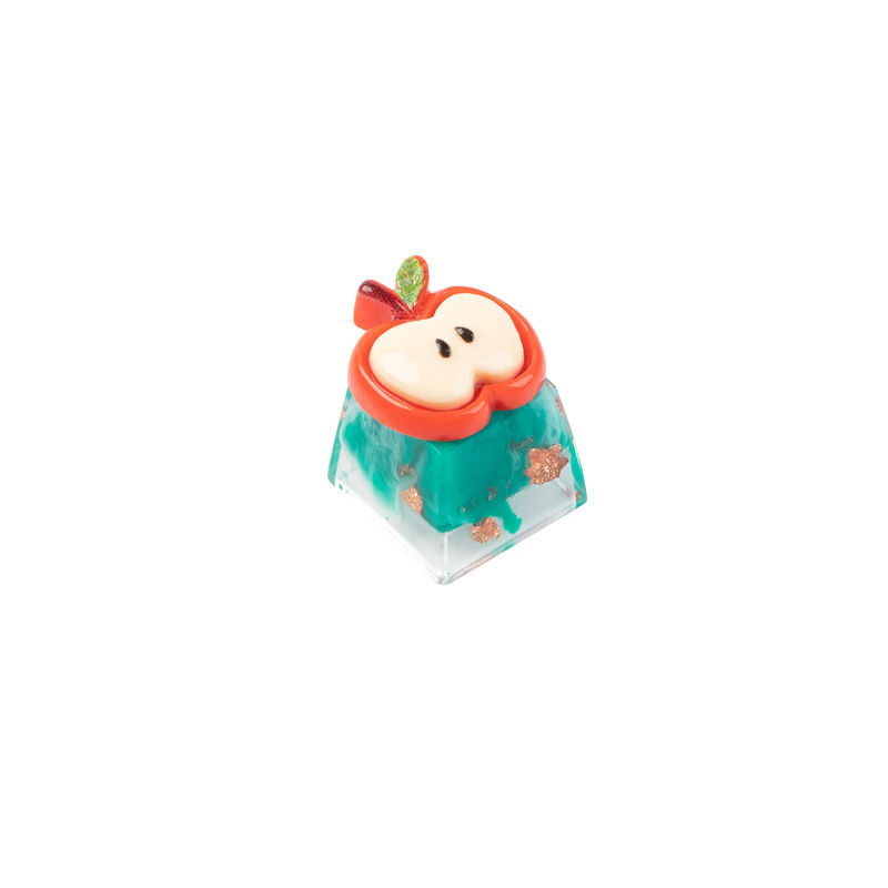 Cute Fruit Resin Artisan Keycap - Size:1u - Theme:Apple