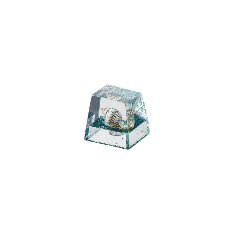 Whelk Resin Artisan Keycap - Size:1u - Colorways:Blue