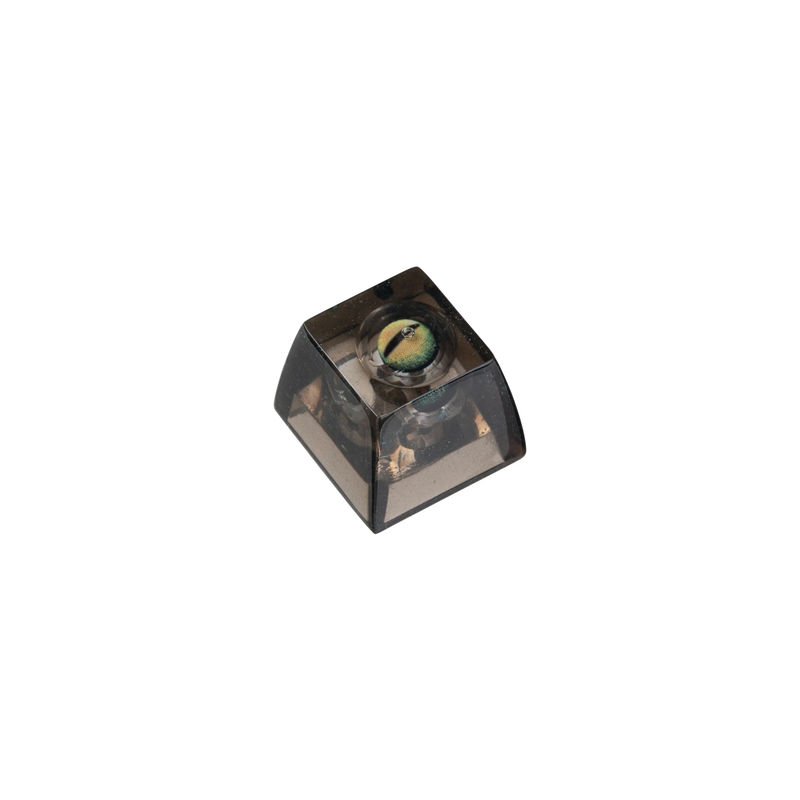 Evil Eye Resin Artisan Keycap - Size:1u - Colorways:Bluish Yellow