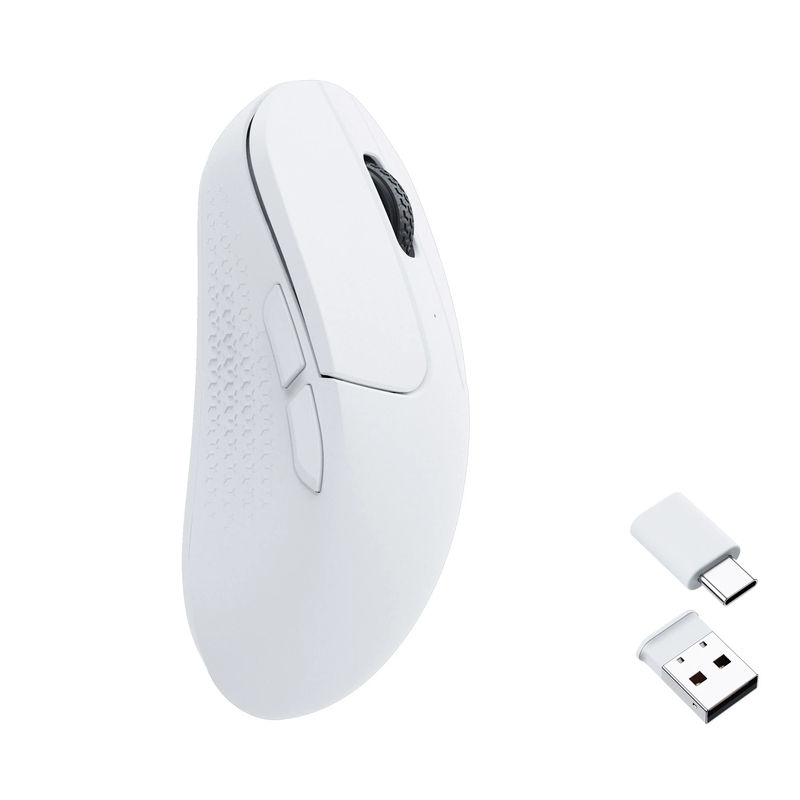 Keychron M3 Mini Wireless Mouse - Color:White - Sensor:Pixart 3395 (1K Polling Rate)