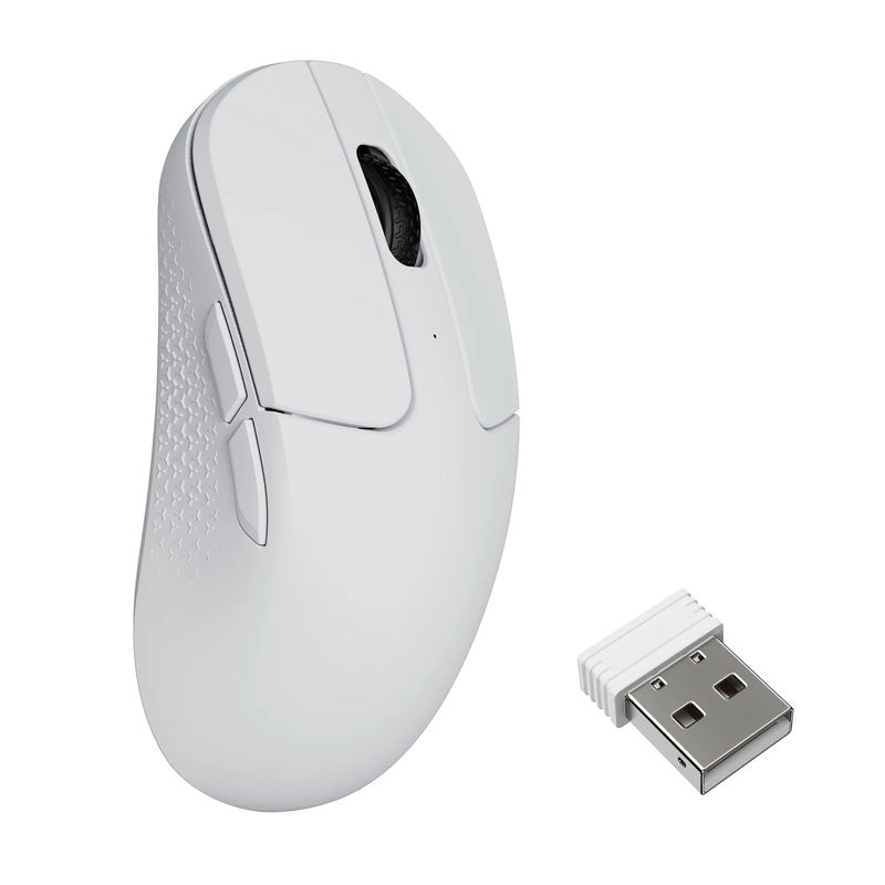Keychron M3 Mini Wireless Mouse - Color:White - Sensor:Pixart 3950 (8K Polling Rate)