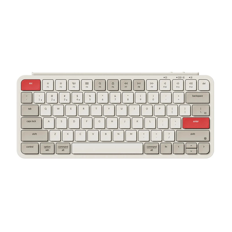 Keychron B1 Pro Ultra-Slim Wireless Keyboard - Version:Retro Red