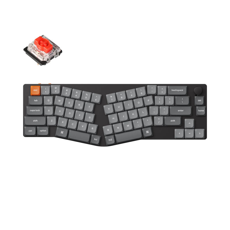 Keychron K11 Max QMK/VIA Wireless Custom Mechanical Keyboard - Version:RGB Backlight - Switch Type:Low Profile Gateron Mechanical - Switch Option:Red