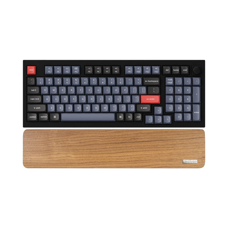 Keychron Wooden Palm Rest - Material:Wooden - Keyboard Version:Q5 / V5 / V5 Max / K4 Pro