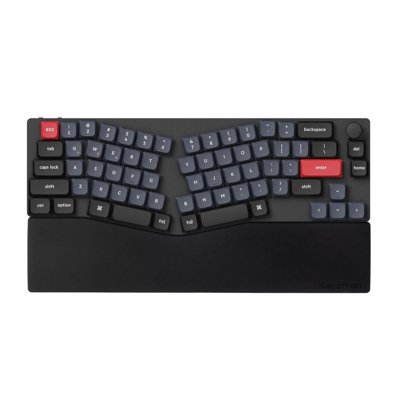 Keychron Silicone Palm Rest - Color:Black - Keyboard Profile:Low Profile - Keyboard Version:K11 Pro / K11 Max