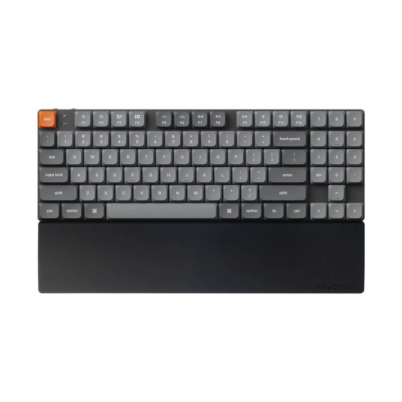 Keychron Silicone Palm Rest - Color:Black - Keyboard Profile:Low Profile - Keyboard Version:K1 SE / K1 Pro / K1 Max / K13 Pro / K13 Max / K1 Version 6