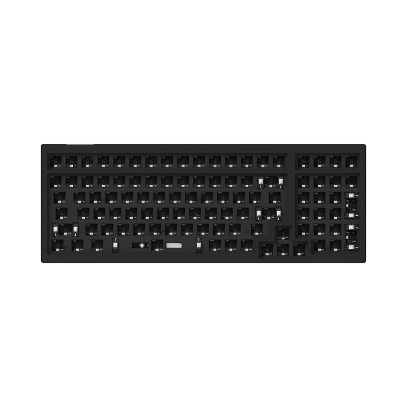 Keychron V5 QMK Custom Mechanical Keyboard - Type:Barebone - Color:Carbon Black (Non-transparent) - Switches:Barebone
