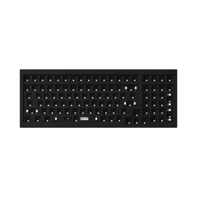 Keychron Q5 QMK Custom Mechanical Keyboard - Type:Barebone - Color:Carbon Black - Switches:Barebone