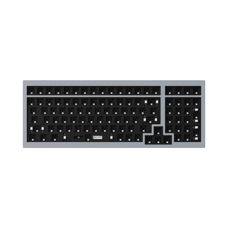 Keychron Q5 QMK Custom Mechanical Keyboard - Type:Barebone - Color:Silver Grey - Switches:Barebone