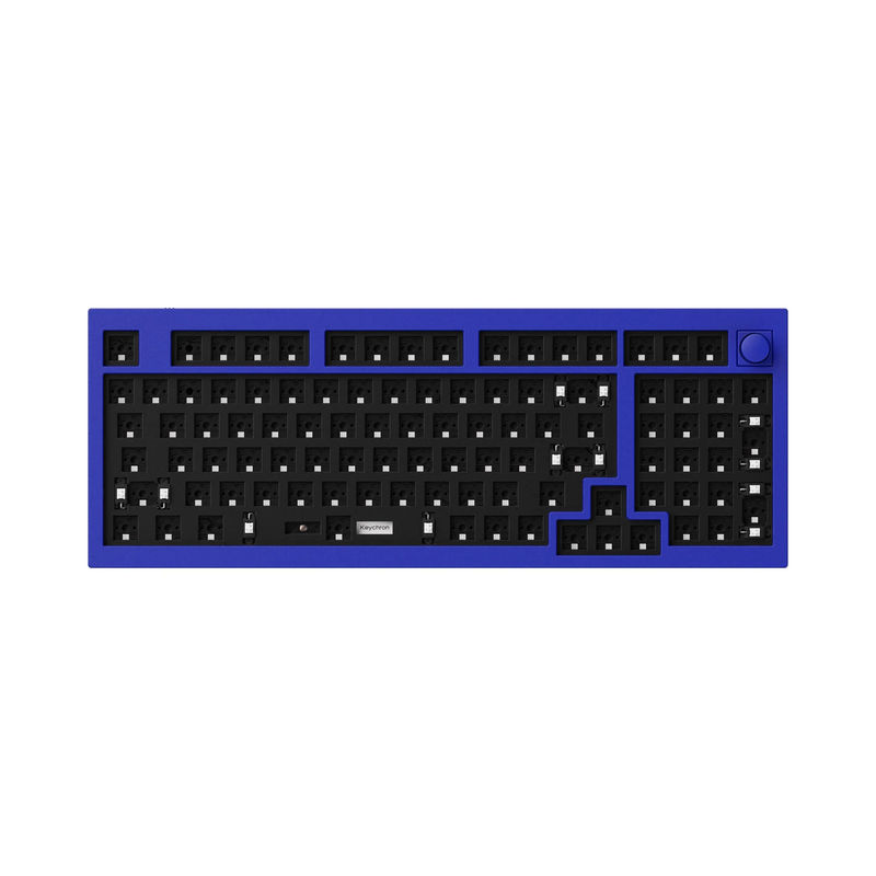 Keychron Q5 QMK Custom Mechanical Keyboard - Type:Barebone Knob - Color:Navy Blue - Switches:Barebone