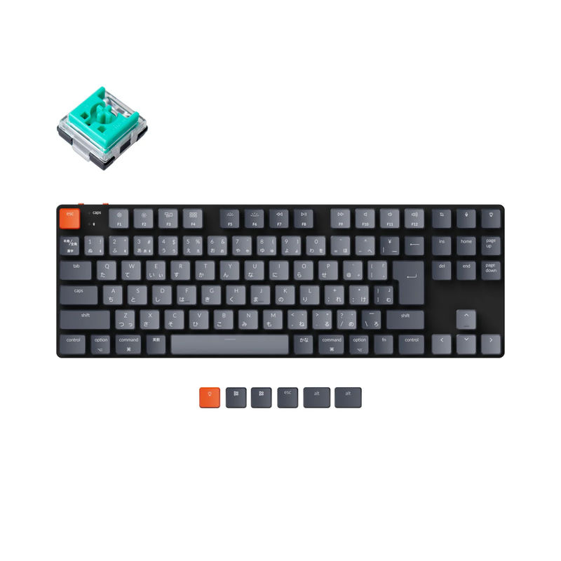 Keychron K1 SE Wireless Mechanical Keyboard (Japan JIS Layout) - Version 5 - Version:White Backlight - Switch Type:Low Profile Keychron Optical (Hot-Swappable) - Switch Option:Mint