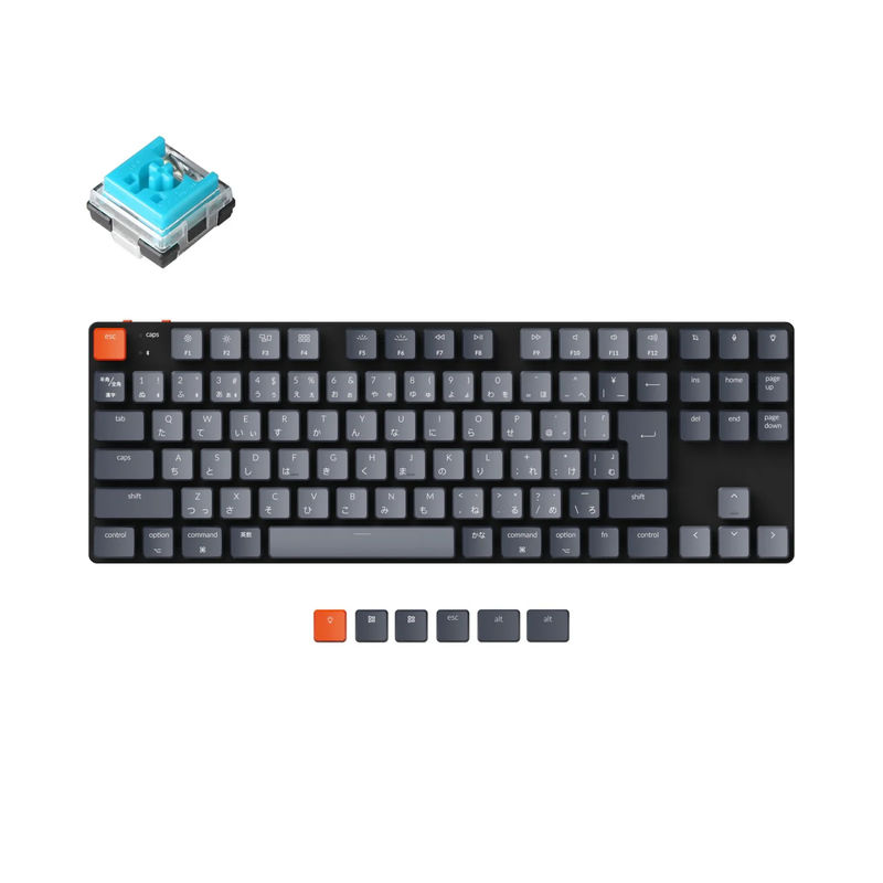 Keychron K1 SE Wireless Mechanical Keyboard (Japan JIS Layout) - Version 5 - Version:White Backlight - Switch Type:Low Profile Keychron Optical (Hot-Swappable) - Switch Option:Blue