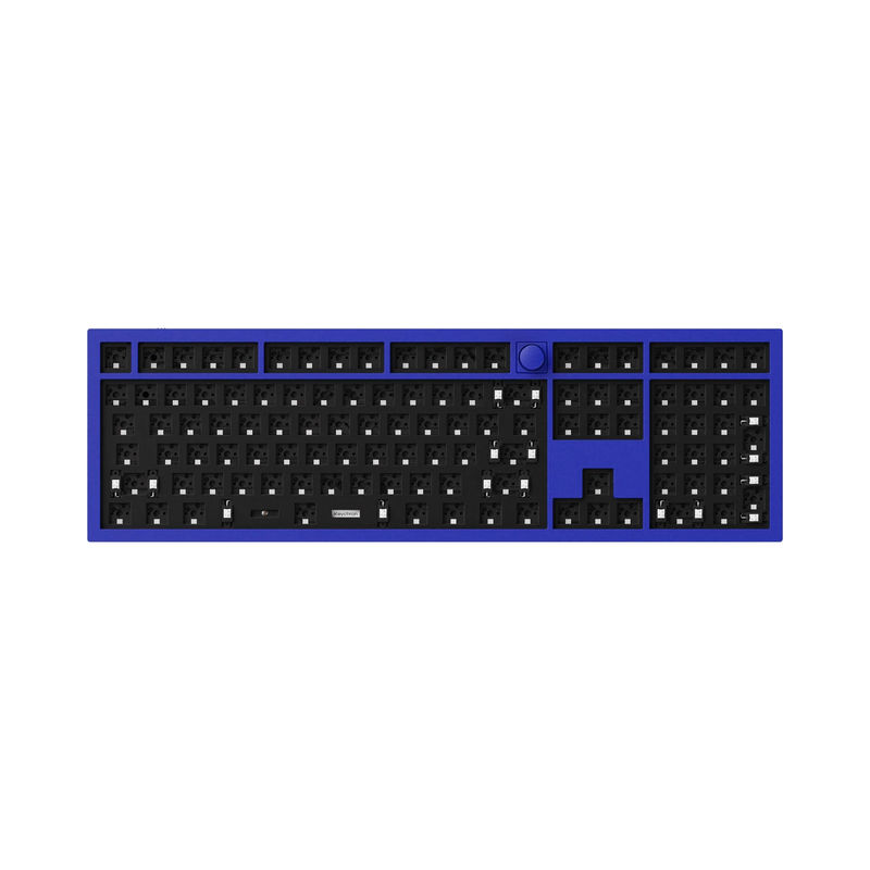 Keychron Q6 QMK Custom Mechanical Keyboard - Type:Barebone Knob - Color:Navy Blue - Switches:Barebone