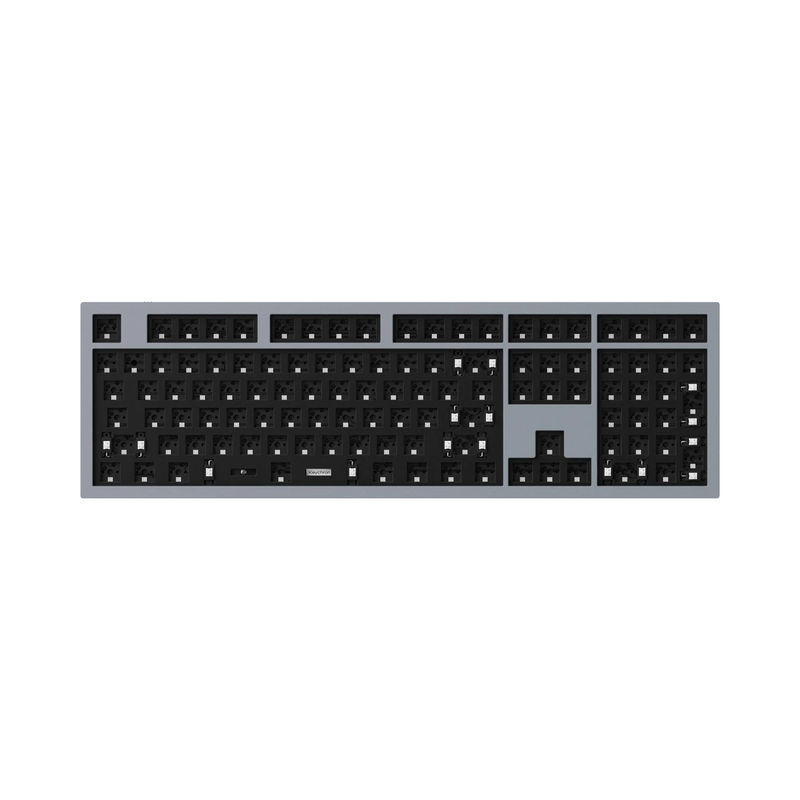 Keychron Q6 QMK Custom Mechanical Keyboard - Type:Barebone - Color:Silver Grey - Switches:Barebone