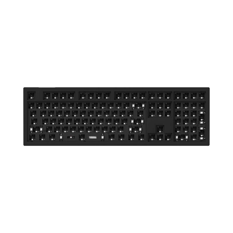 Keychron V6 QMK Custom Mechanical Keyboard - Type:Barebone - Color:Carbon Black (Non-transparent) - Switches:Barebone