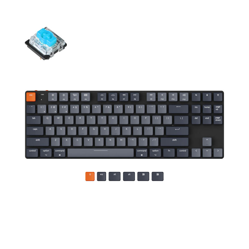Keychron K1 SE Wireless Mechanical Keyboard (Version 5) - Version:White Backlight - Switch Type:Low Profile Gateron Mechanical - Switch Option:Blue