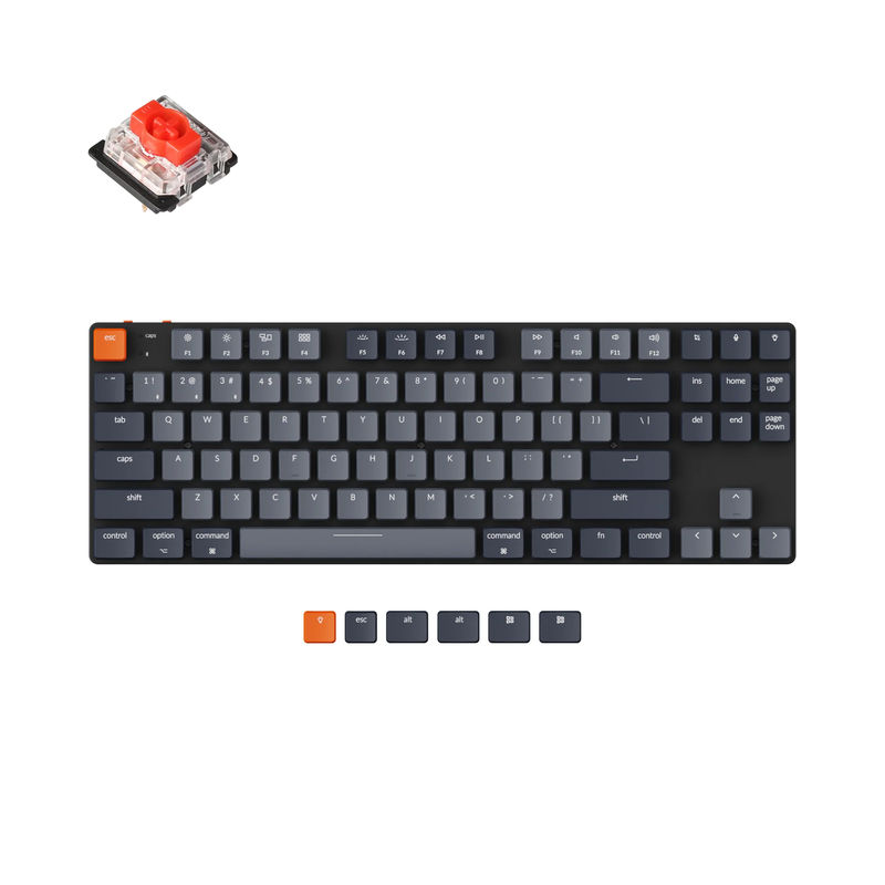 Keychron K1 SE Wireless Mechanical Keyboard (Version 5) - Version:White Backlight - Switch Type:Low Profile Gateron Mechanical - Switch Option:Red