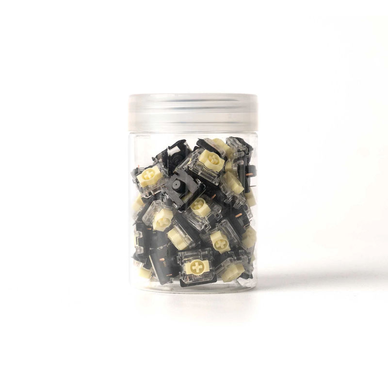 Gateron Low Profile 2.0 Mechanical Switch - Option:Banana - Quantity of one set:45 Switches