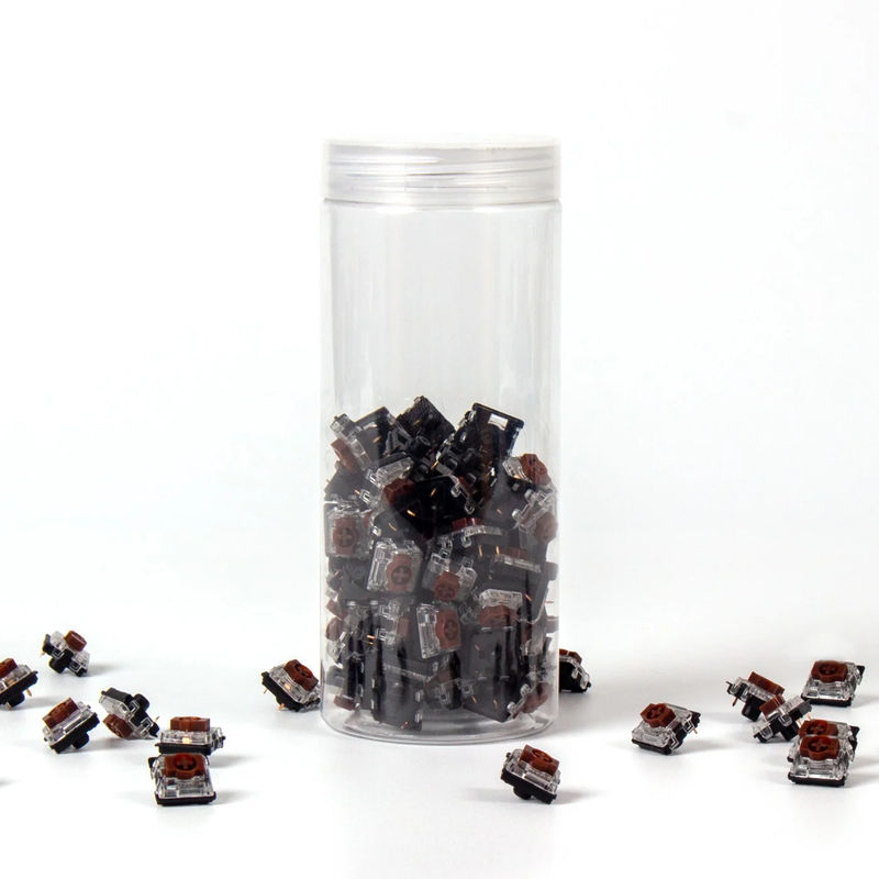 Gateron Low Profile 2.0 Mechanical Switch - Option:Brown - Quantity of one set:110 Switches