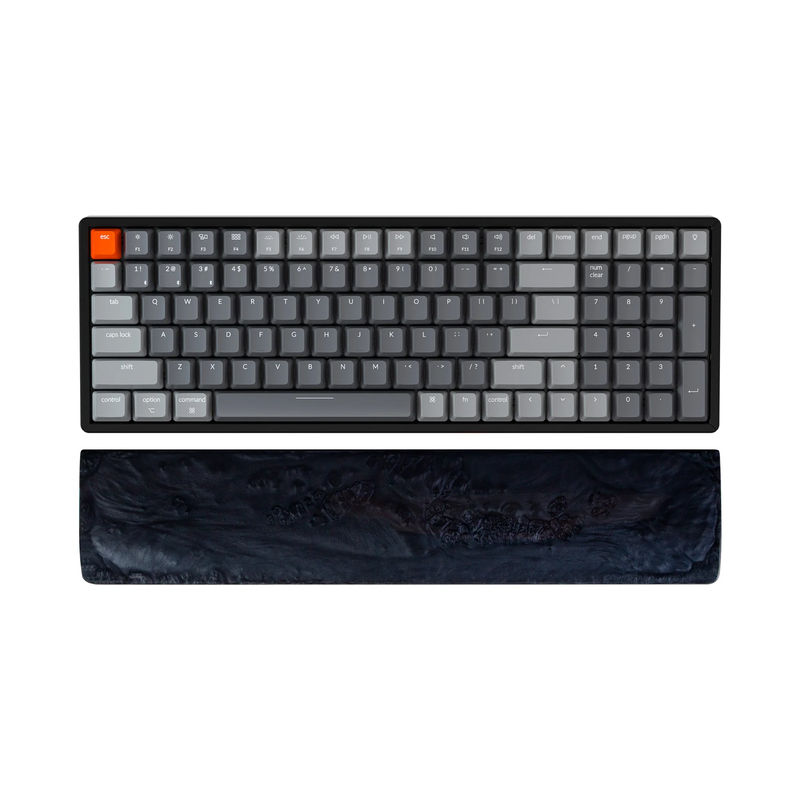 Keychron Resin Palm Rest - Material:Resin - Keyboard Version:K4 / K4 Version 3 / K4 HE