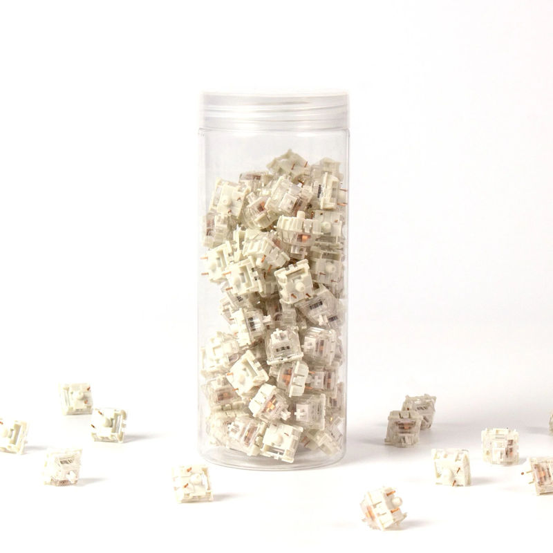 Gateron G Pro Switch Set - Option:White (Two-Stage Spring) - Quantity of one set:110 Switches