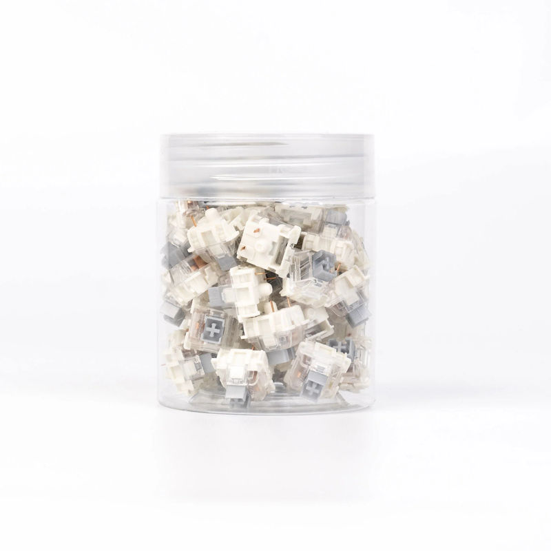 Gateron G Pro Switch Set - Option:Silver (Two-Stage Spring) - Quantity of one set:45 Switches