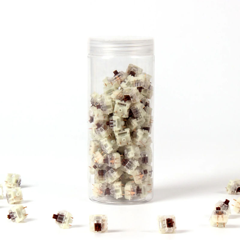 Gateron Cap V2 Switch Set - Switch Option:Cap Brown - Quantity of one set:110 Switches