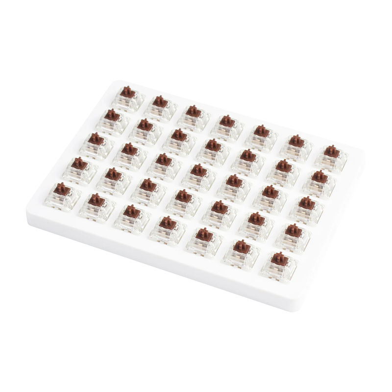 Gateron Cap V2 Switch Set - Switch Option:Cap Brown - Quantity of one set:35 Switches