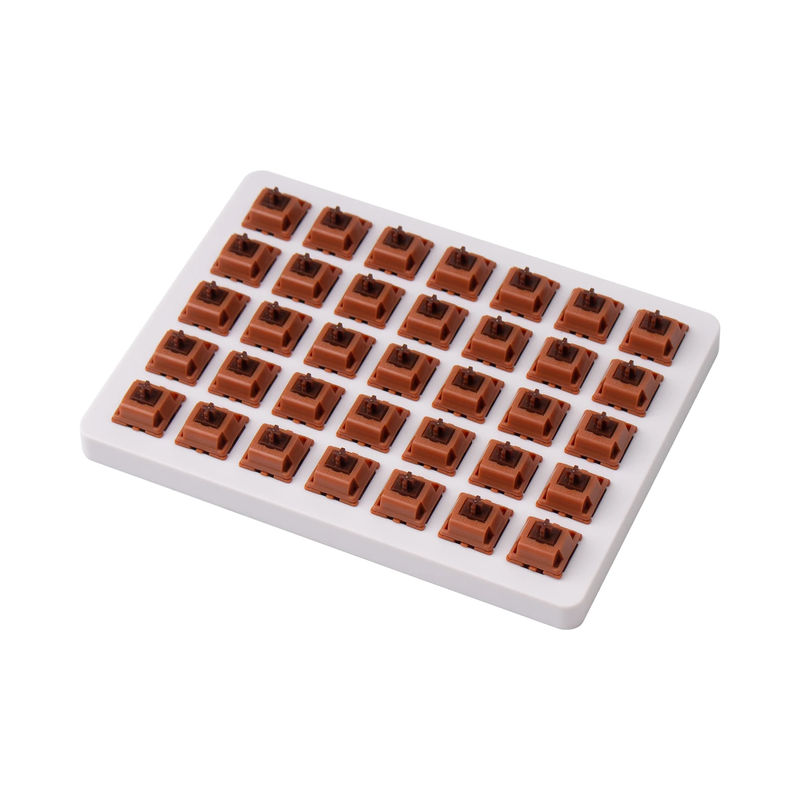 Gateron Cap V2 Switch Set - Switch Option:Cap Golden-Brown - Quantity of one set:35 Switches