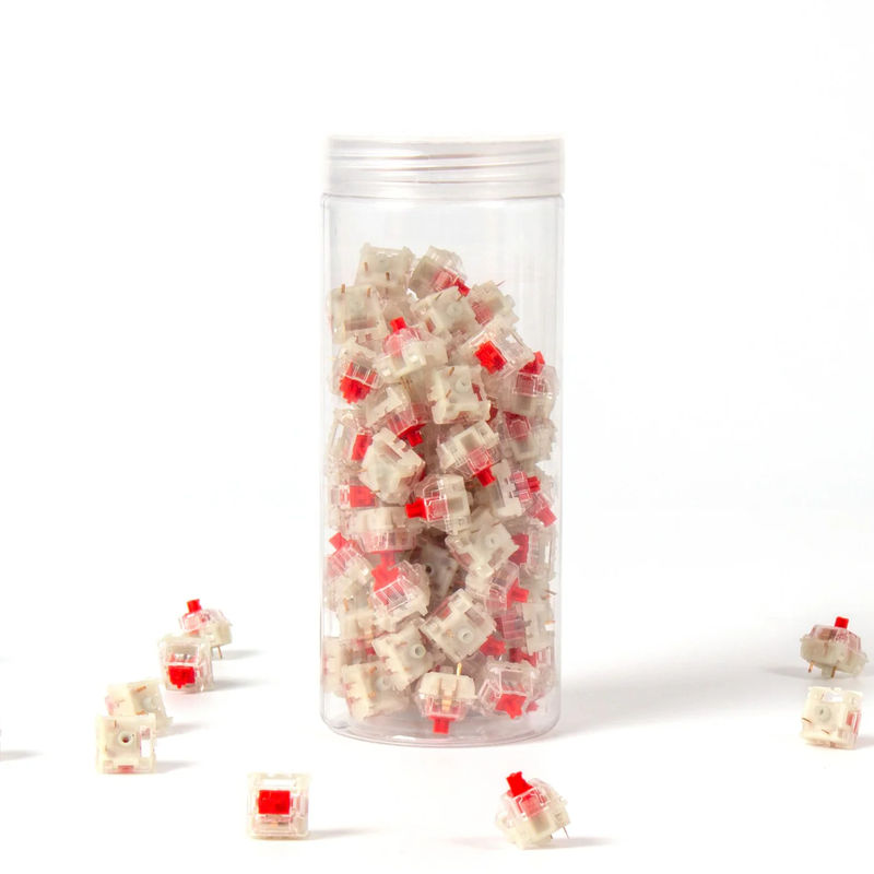 Gateron Cap V2 Switch Set - Switch Option:Cap Red - Quantity of one set:110 Switches