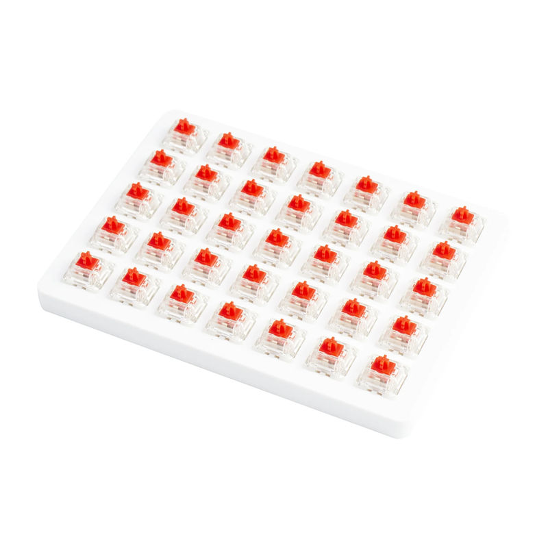 Gateron Cap V2 Switch Set - Switch Option:Cap Red - Quantity of one set:35 Switches
