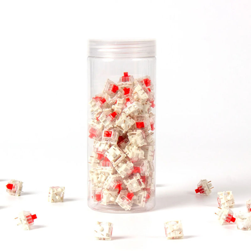 Gateron Silent Switch - Option:Red - Quantity of one set:110 Switches