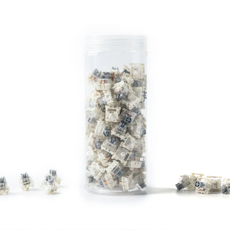 Gateron G Pro 3.0 Switch - Option:Silver (Two-Stage Spring) - Quantity of one set:110 Switches